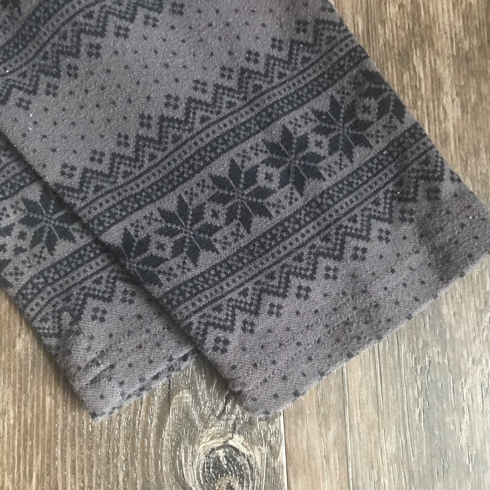 FIREFLY Fairisle Grey/Black Leggings - Picture 5 of 7